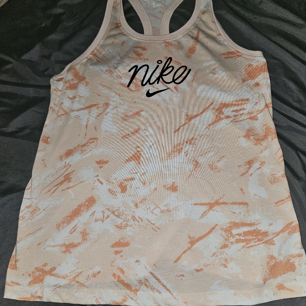 Nike M Racerback Orange Tank Top